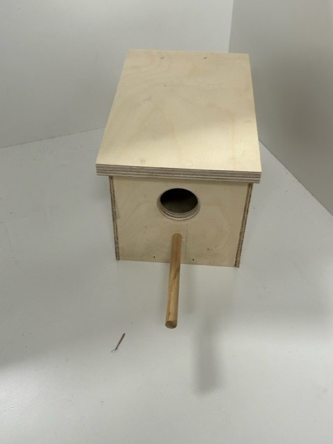 Plywood Finch Breeding Nesting box